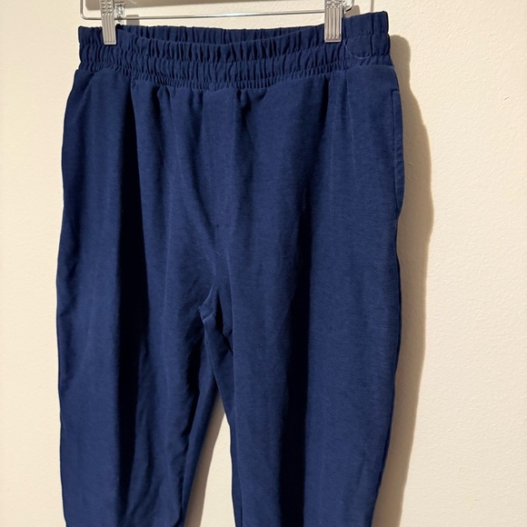 Beyond Yoga Spacedye Take it Easy Men’s Pants Navy Sz Small EUC Slim Fit Active - Picture 3 of 16